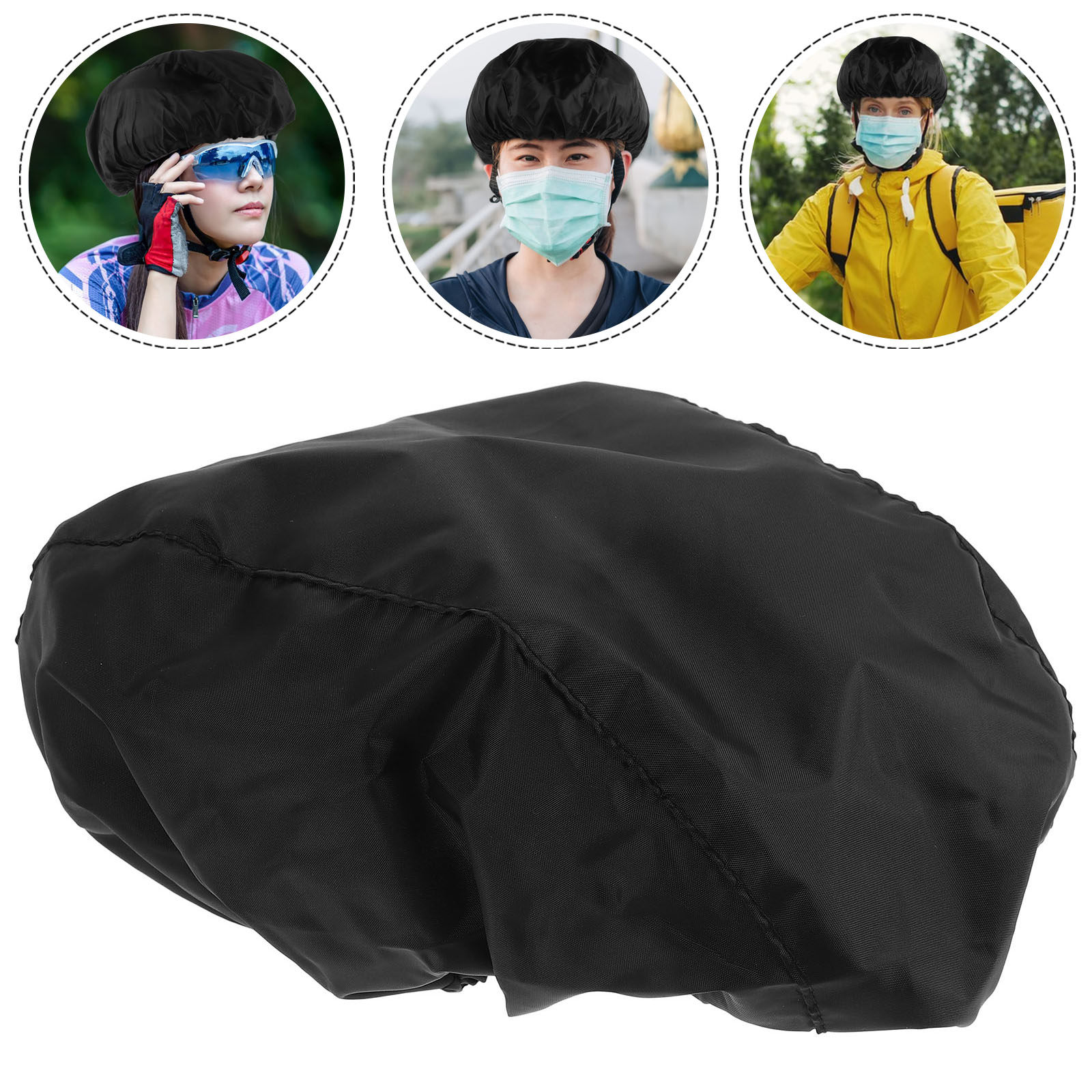 Cycling Commute In Rain - Cycling Rain Cover Waterproof Breathable Windproof