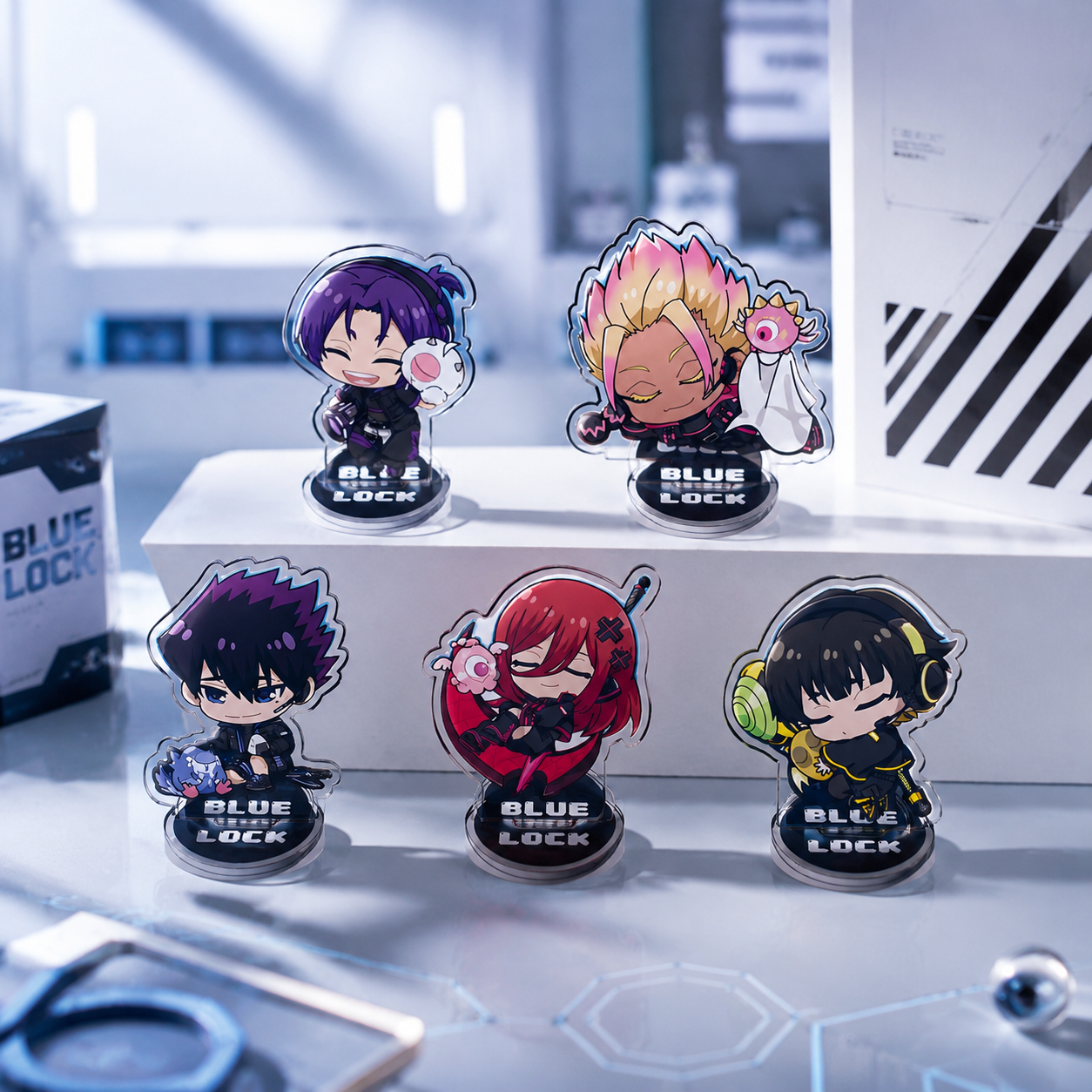 Chain Lock Combination - Anime BLUE LOCK 10cm Acrylic Stand