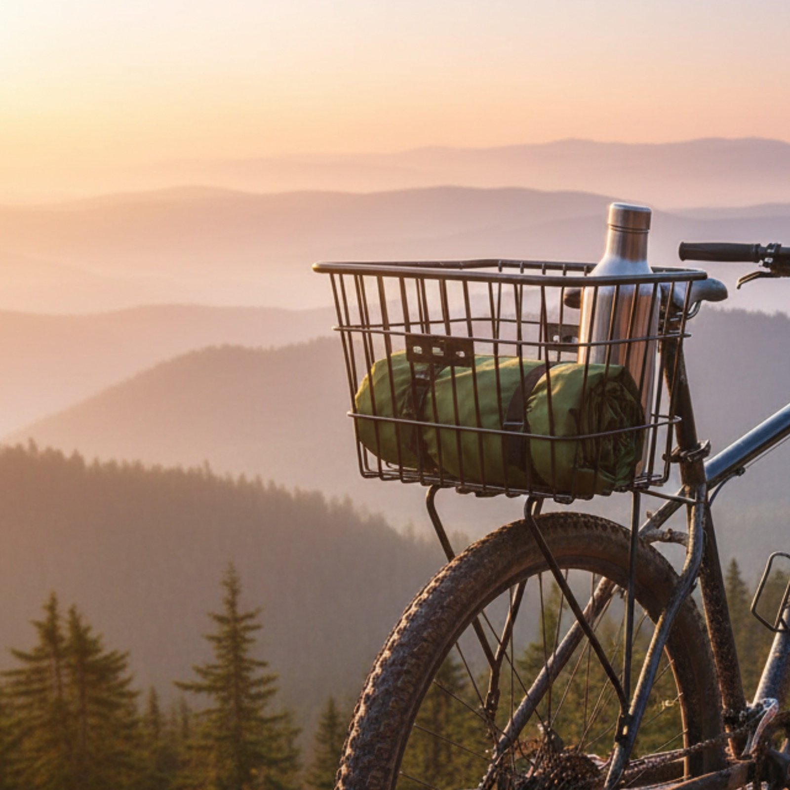 Commuter Biking - Rear Bike Basket Versatile Rear Rack