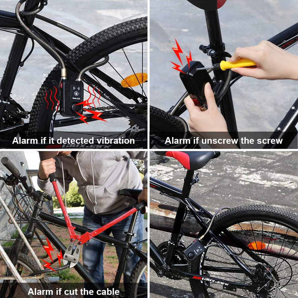 Bluetooth Smart Bike Lock Wate - Chain Lock Combination incelemesi ve fiyatı