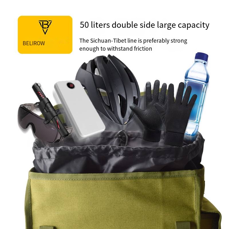 Large Capacity Bike Rear Bag D - Panniers Waterproof Rear incelemesi ve fiyatı