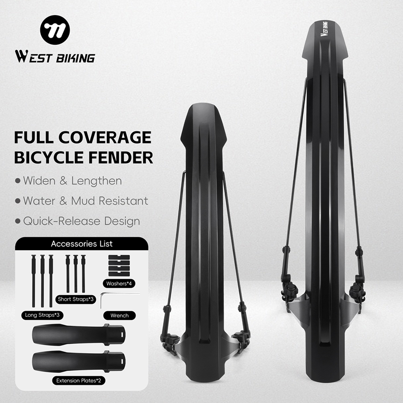 WEST BIKING Bike Fender Set 2P - Fender Mudguard Set incelemesi ve fiyatı