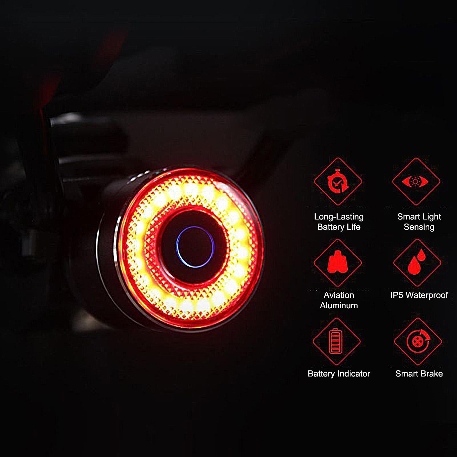 Bicycle Brake Light Smart Bike - Cycling Commuting incelemesi ve fiyatı