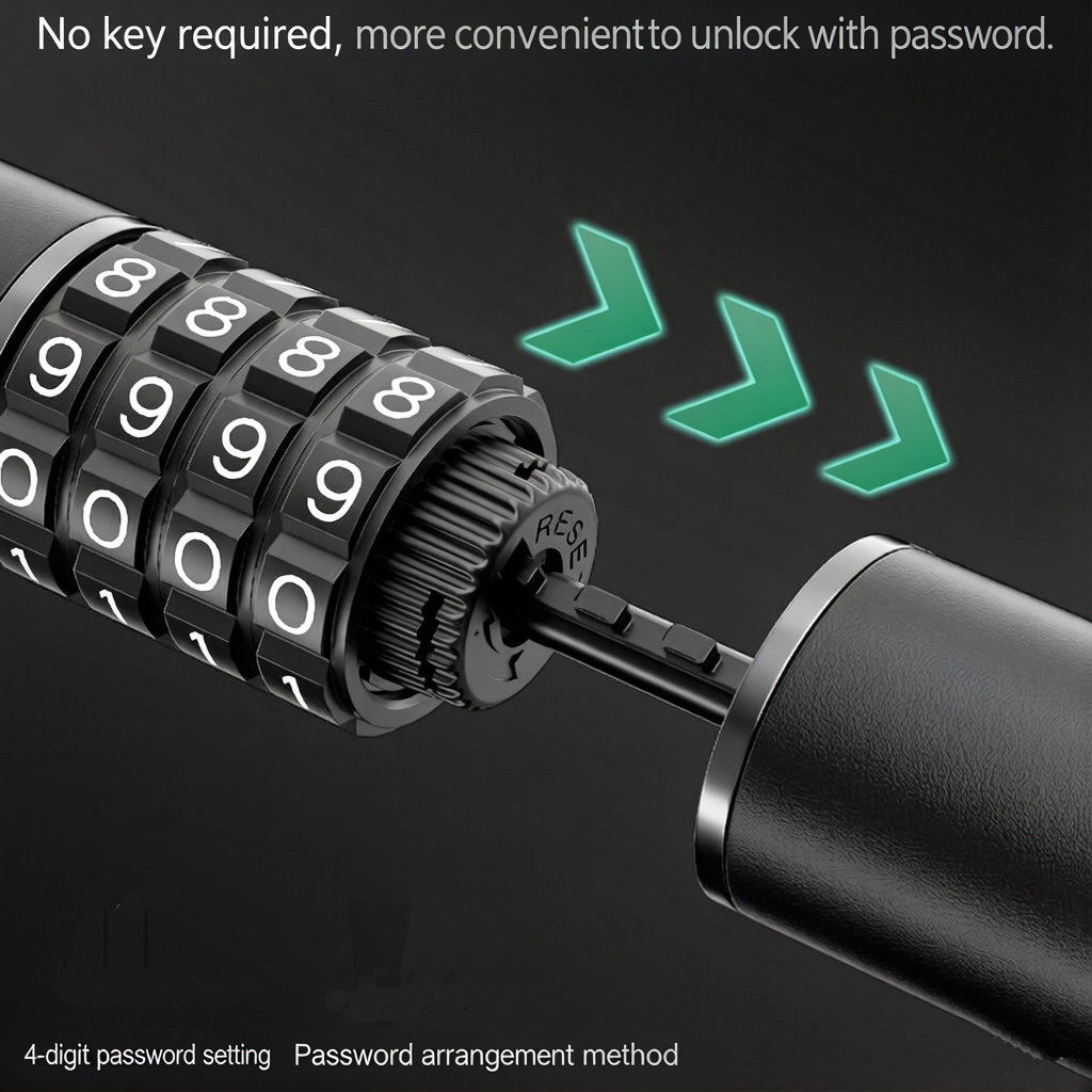 Steel Cable Helmet Lock for Bi - Chain Lock Combination incelemesi ve fiyatı