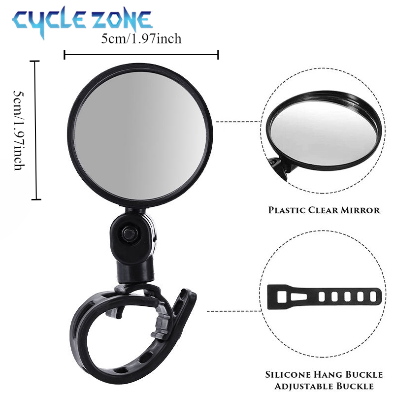 2PCS Bicycle Rearview Mirror 3 - Cycling Zones incelemesi ve fiyatı