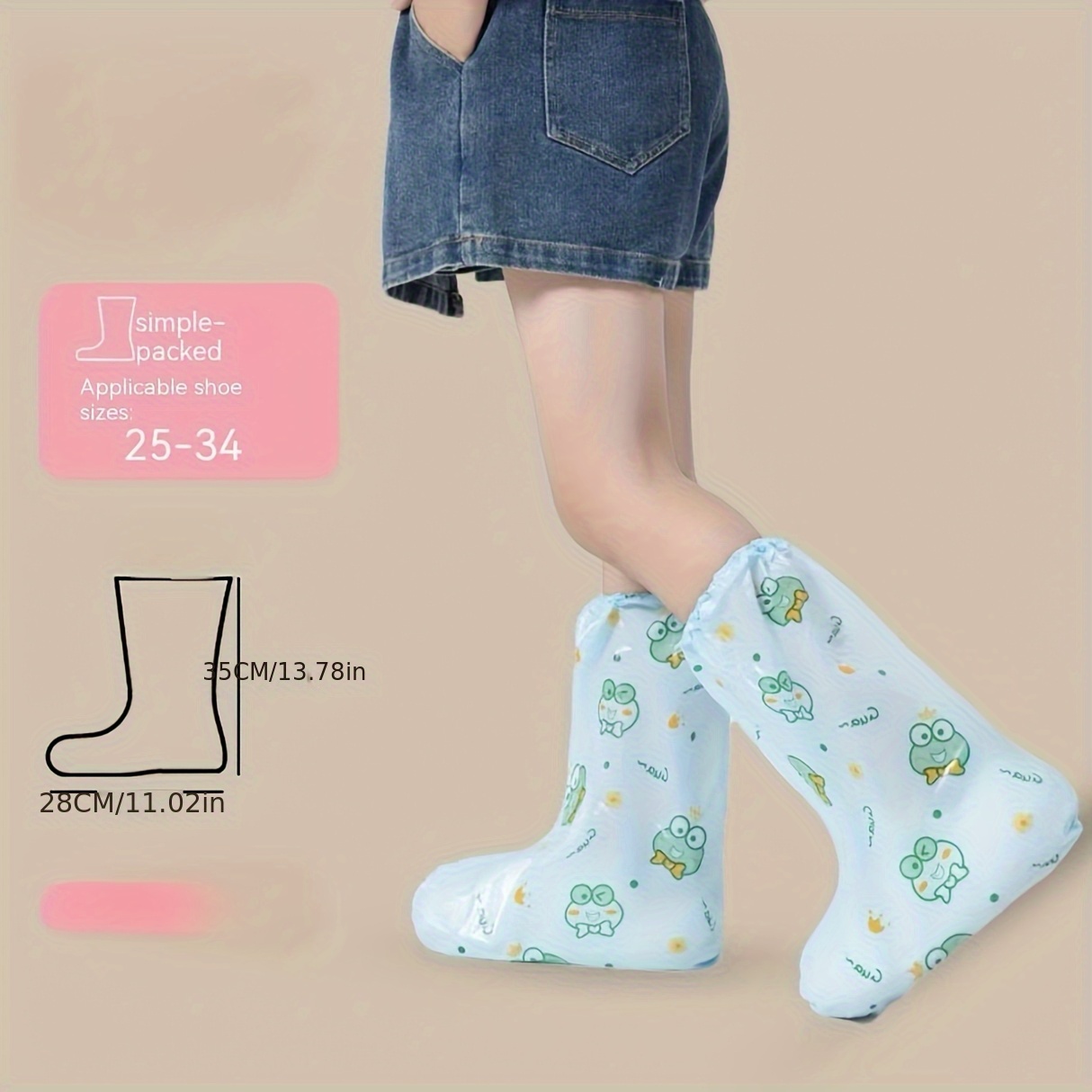 10pc Frog Cartoon Shoe Covers  - Cycling Shoes For Commute incelemesi ve fiyatı