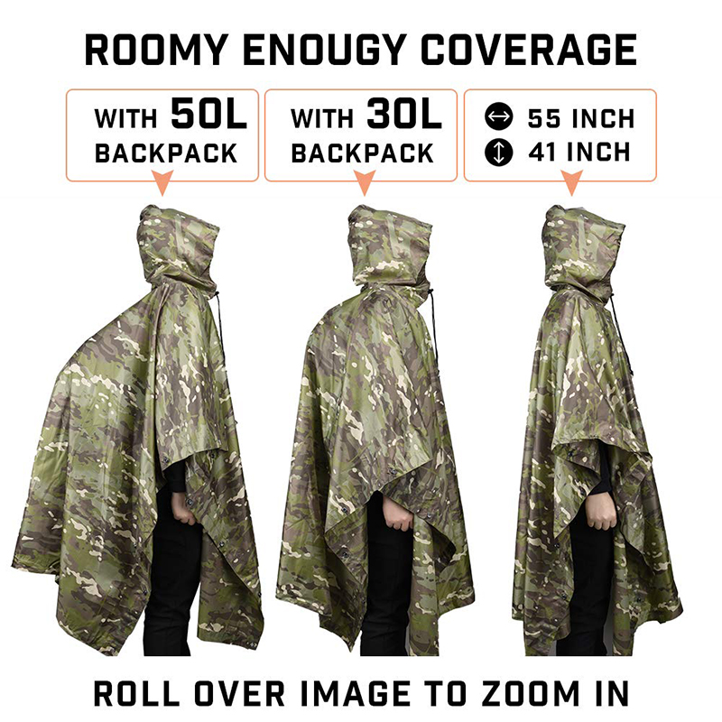 Rain Coat Camouflage Tactical  - Cycling Rain Jacket Commute incelemesi ve fiyatı