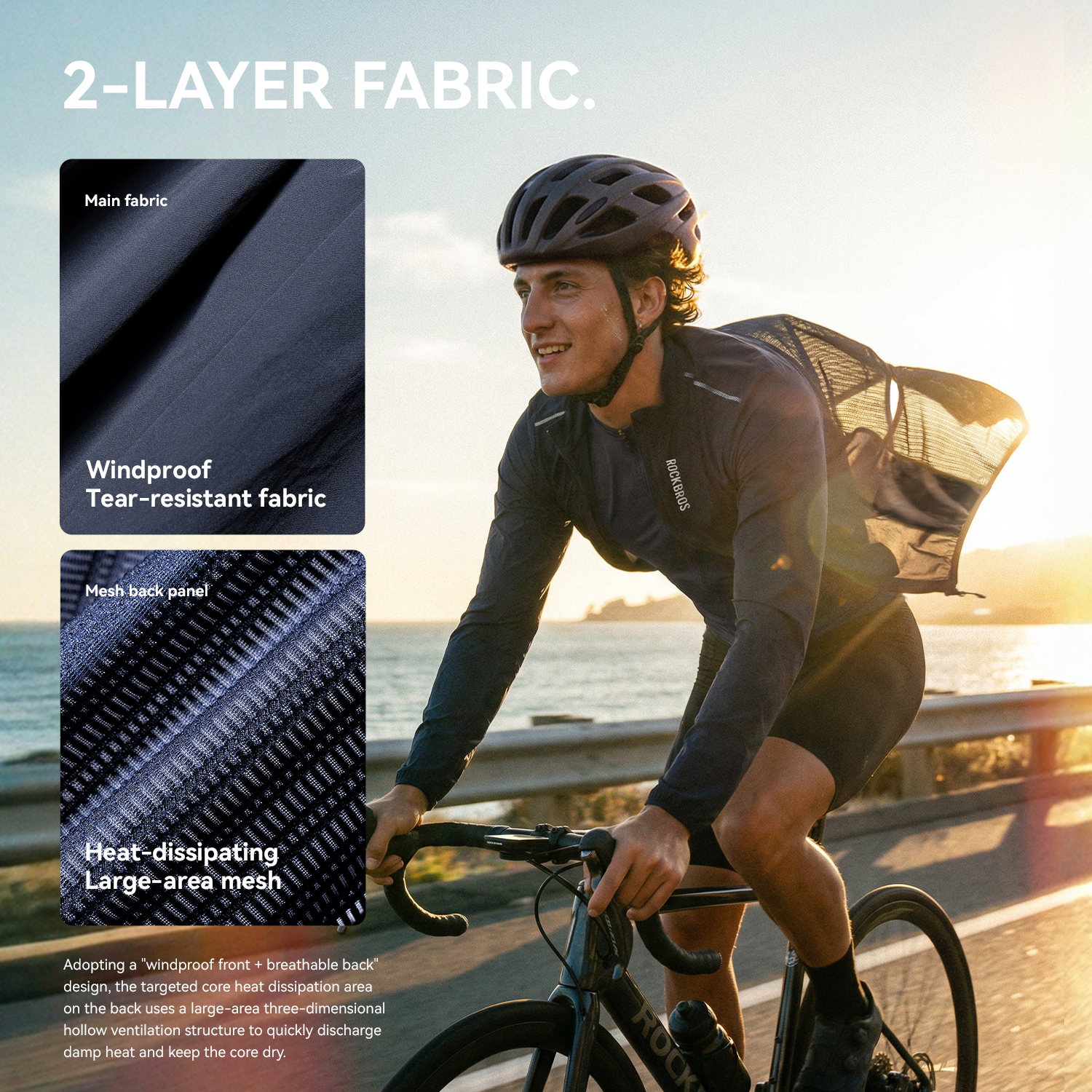 ROCKBROS Cycling Jacket  Windp - Cycling Commuter Jacket incelemesi ve fiyatı