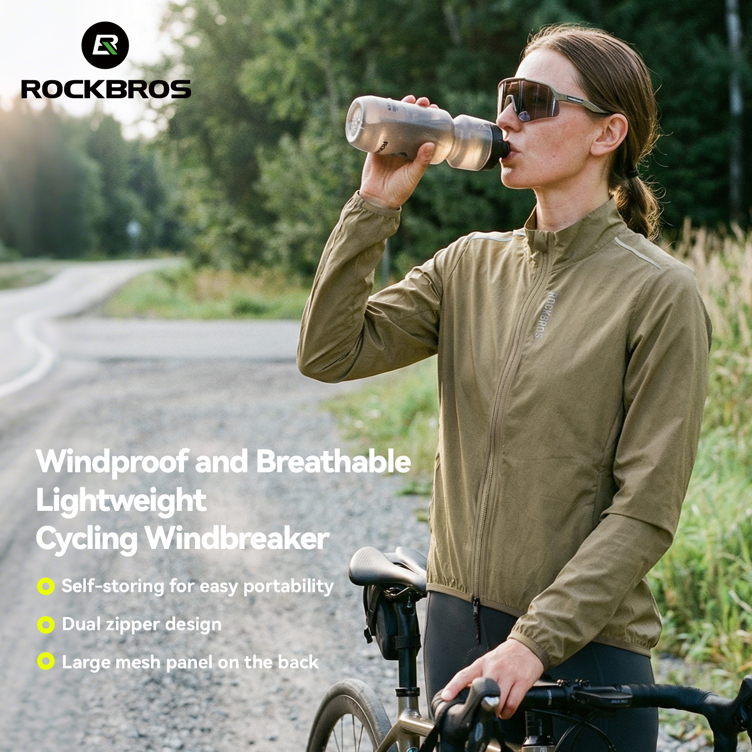 ROCKBROS Cycling Jacket  Windp - Cycling Commuter Jacket incelemesi ve fiyatı
