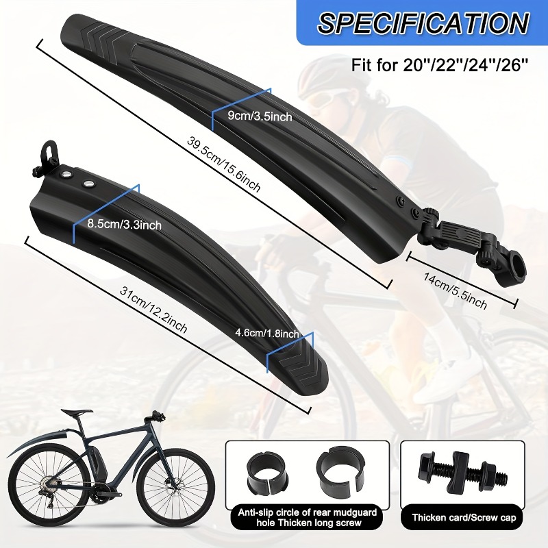 1Set Bike Mudguard Set Bicycle - Fender Mudguard Set incelemesi ve fiyatı