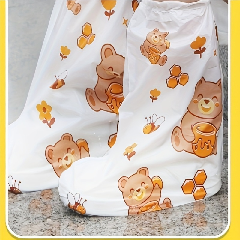 10pc Bear Cartoon Printed Shoe - Cycling Shoes For Commute incelemesi ve fiyatı