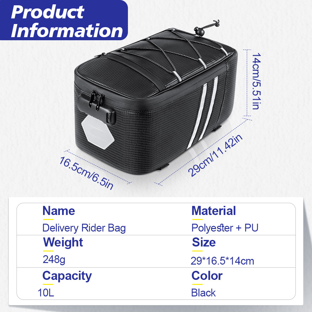 Password Lock Bicycle Rear Sea - Panniers Waterproof Rear incelemesi ve fiyatı