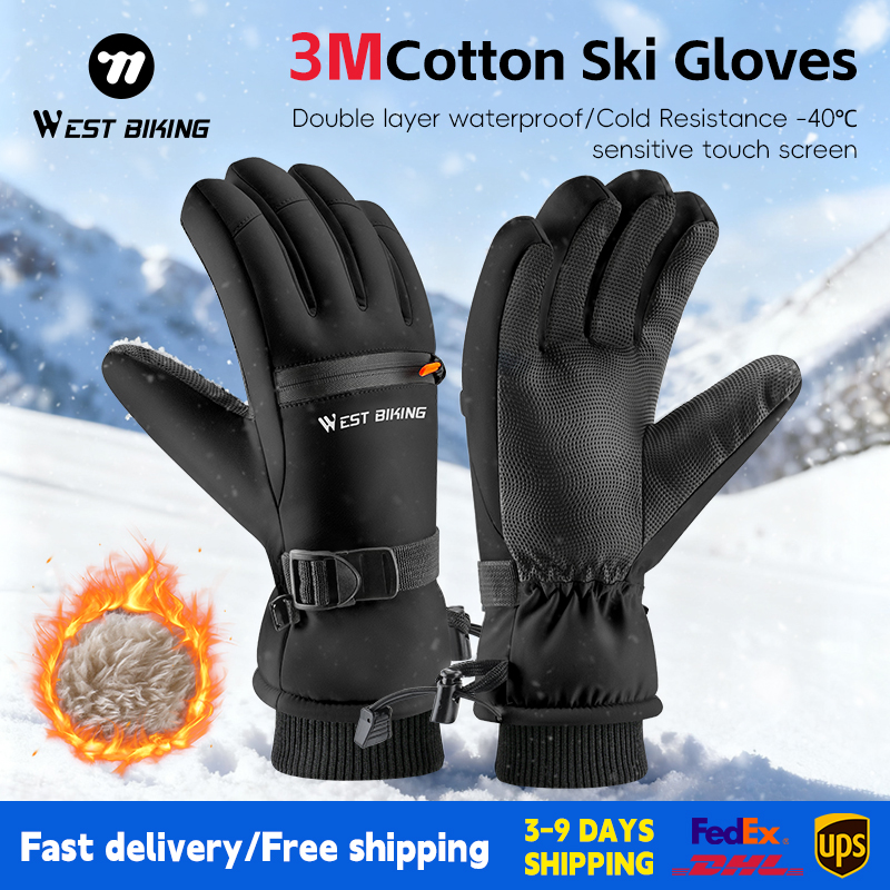 WEST BIKING 3M Cotton Ski Glov - Winter Cycling Commute Gear incelemesi ve fiyatı