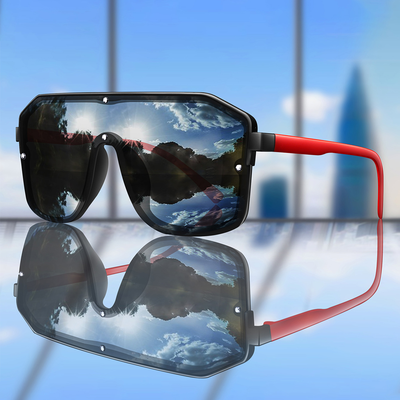New Brand Square Big Frame Sun - Cycling Zones incelemesi ve fiyatı