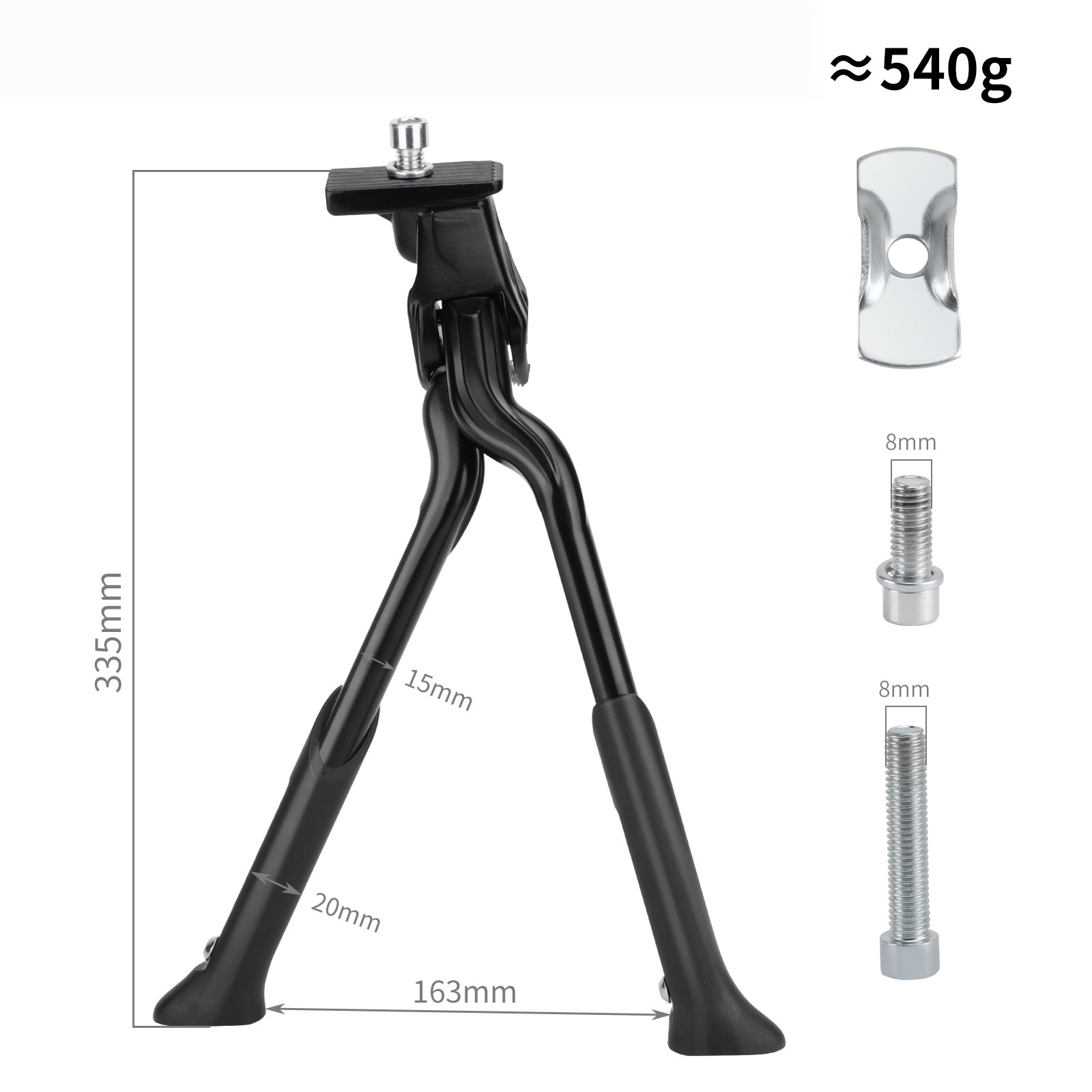 1pc U Bike Kickstand Adjustabl - Cycling Zones incelemesi ve fiyatı