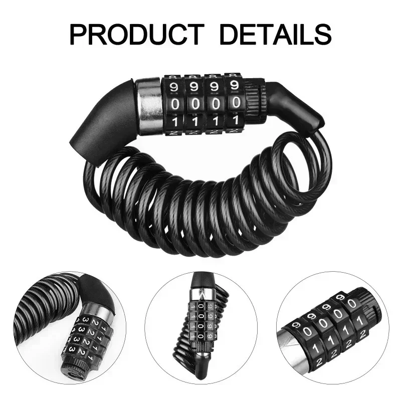 Motorcycle Bicycle Anti-Theft  - Chain Lock Combination incelemesi ve fiyatı