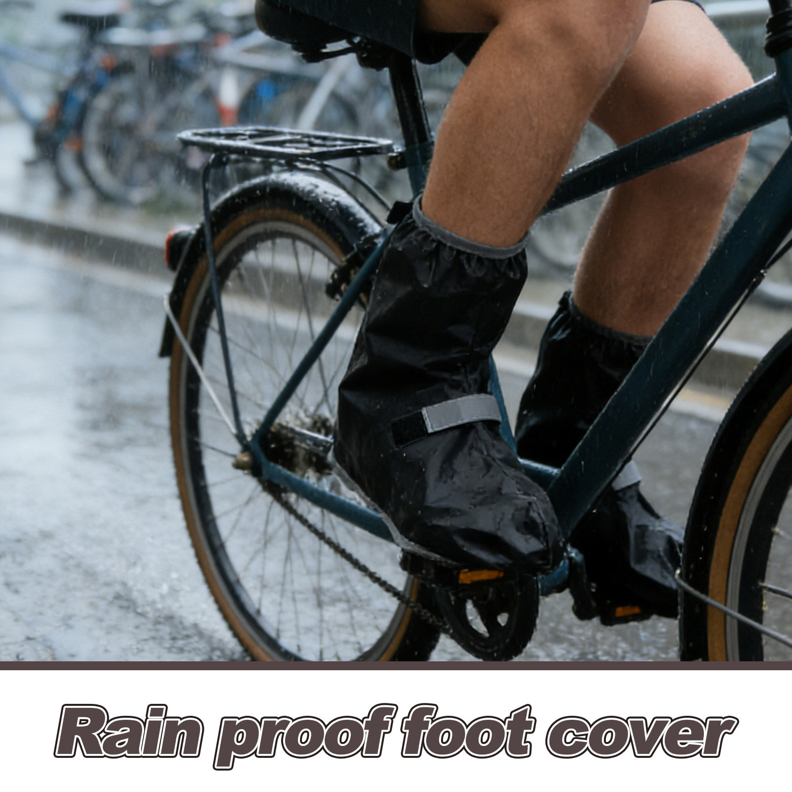 1Pair Waterproof Rain Shoe Cov - Cycling Commute In Rain incelemesi ve fiyatı