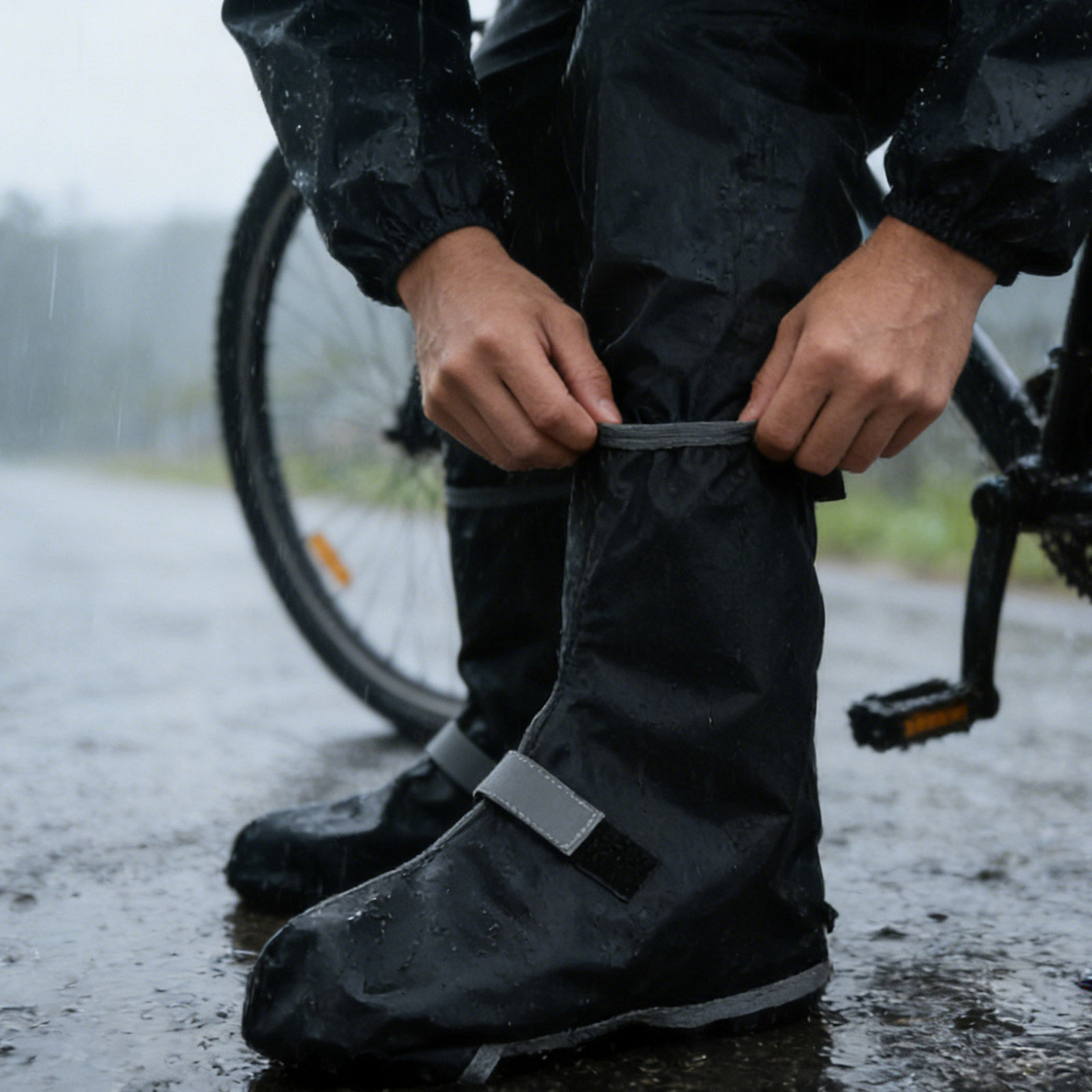 1Pair Waterproof Rain Shoe Cov - Cycling Commute In Rain incelemesi ve fiyatı