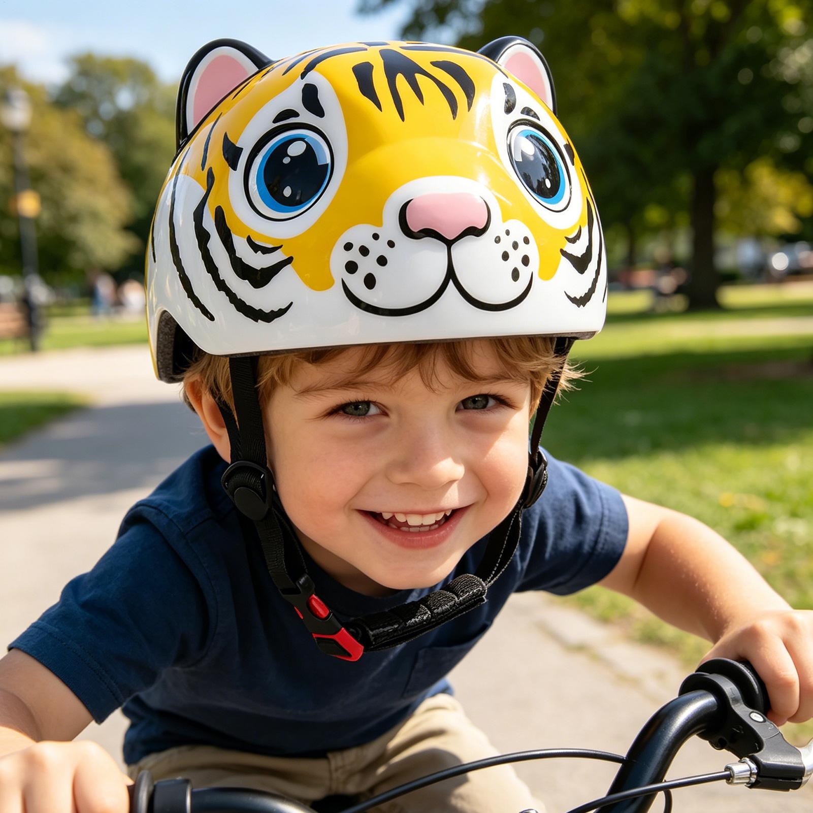Child Bike Helmet Tiger Patter - Cycling Commute Gear incelemesi ve fiyatı