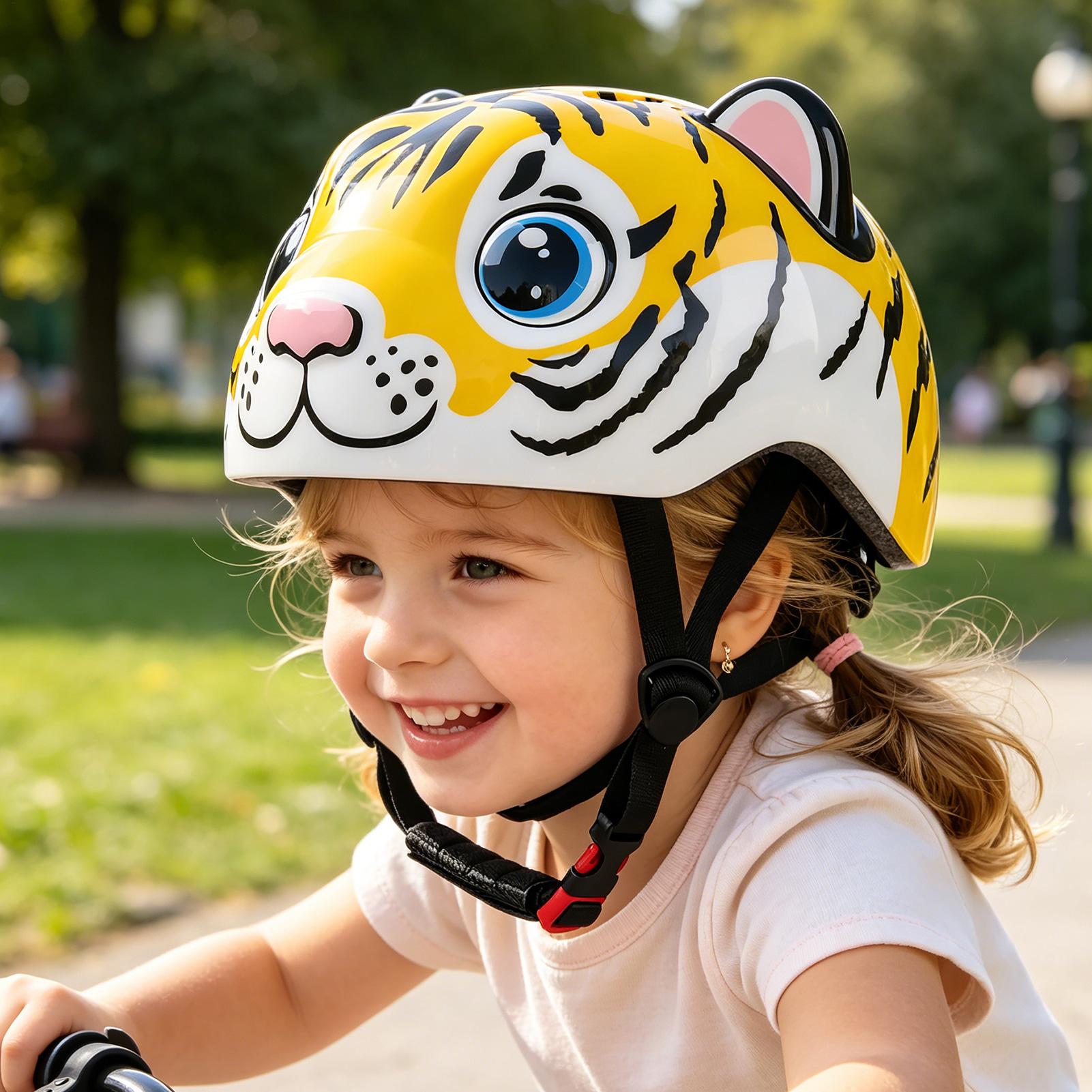 Child Bike Helmet Tiger Patter - Cycling Commute Gear incelemesi ve fiyatı