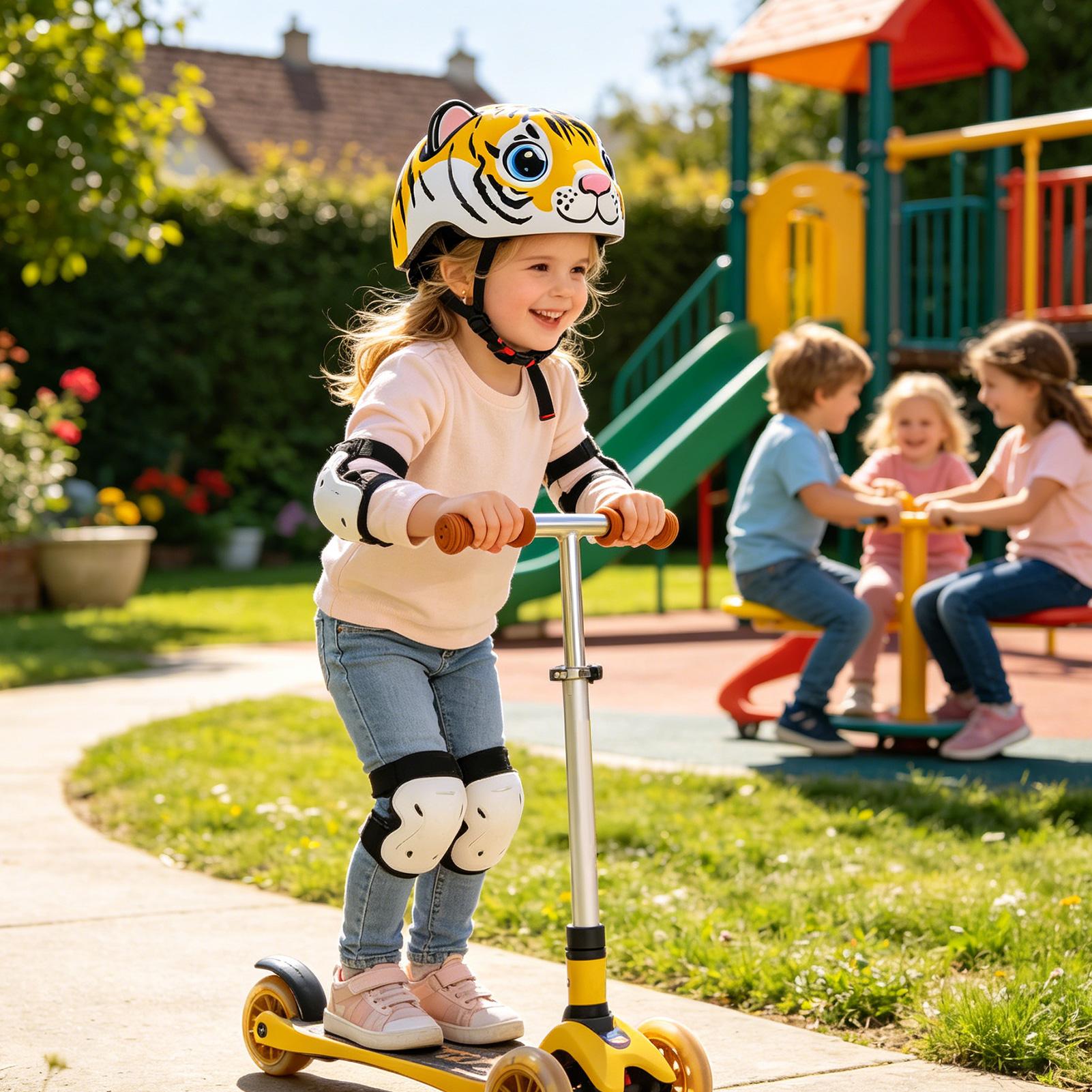 Kids Helmet Tiger Pattern Adju - Cycling Commute Gear incelemesi ve fiyatı