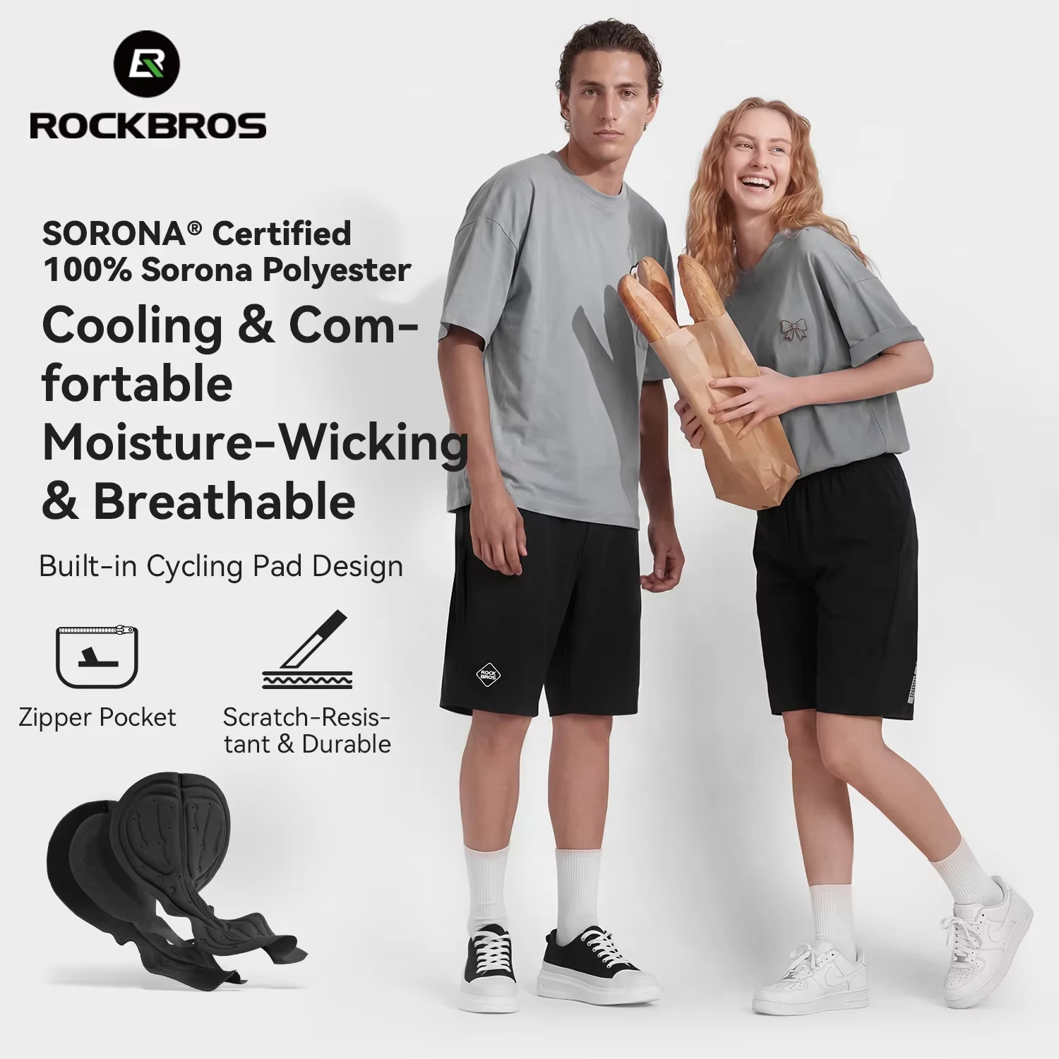 ROCKBRS Casual Cycling Shorts  - Cycling Shorts For Commute incelemesi ve fiyatı