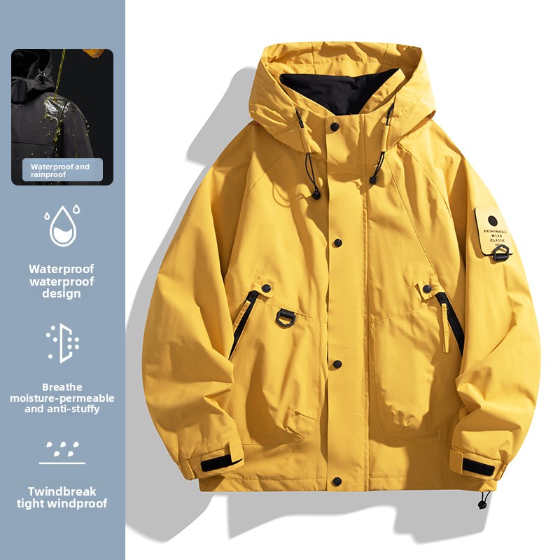Cycling Camping Outerwear Coat - Cycling Rain Jacket Commute incelemesi ve fiyatı