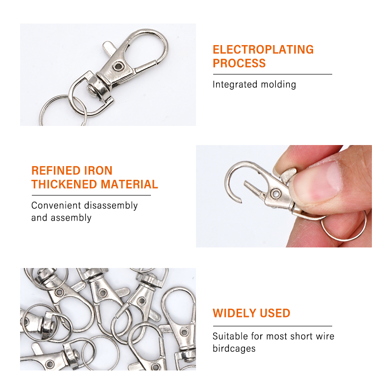 10Pcs Cage Accessories Door Bu - Chain Lock Combination incelemesi ve fiyatı