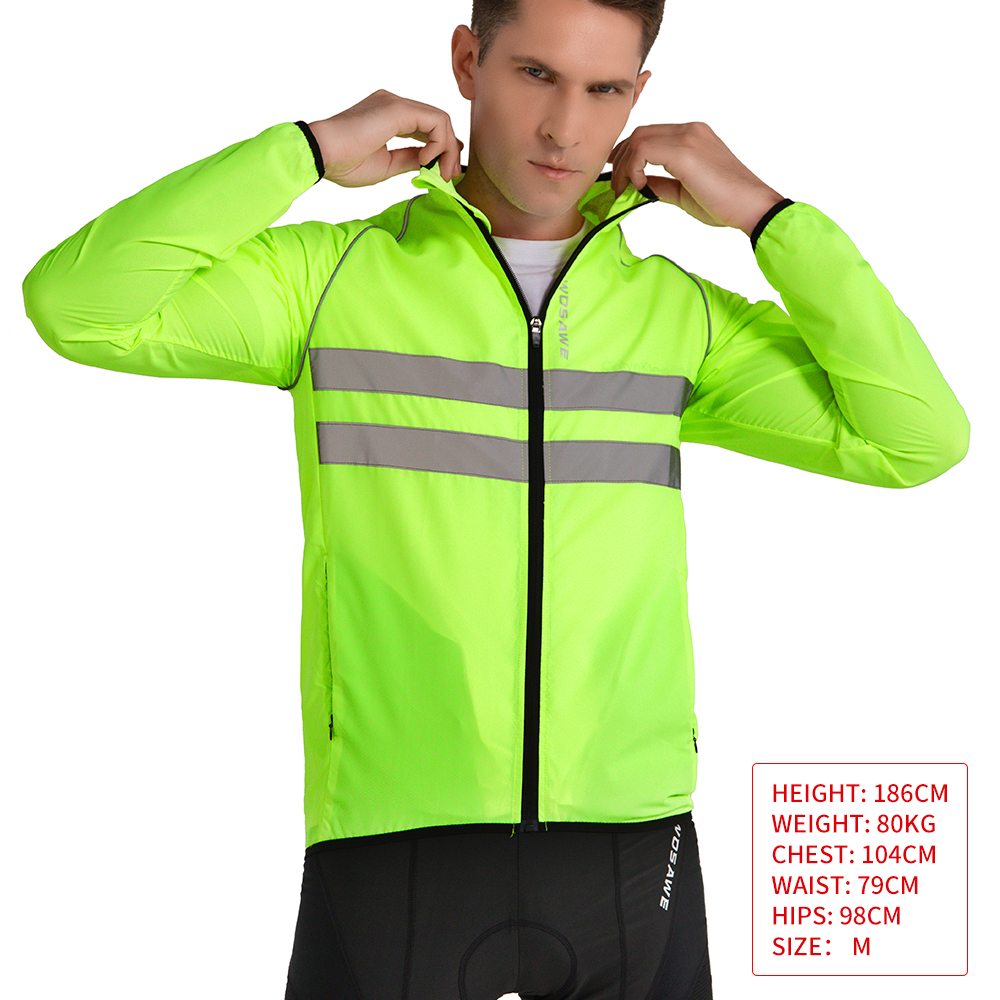 WOSAWE Men Cycling Windbreaker - Cycling Commuter Jacket incelemesi ve fiyatı