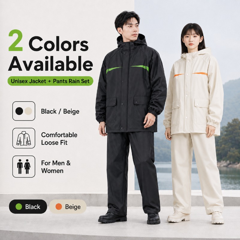 Unisex 2-Piece Waterproof Cycl - Cycling Commute In Rain incelemesi ve fiyatı