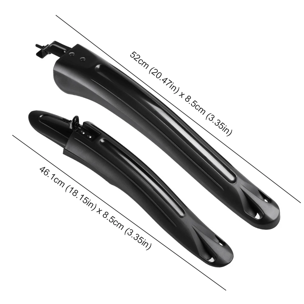 2pcs Bicycle Fender PP Soft Pl - Fender Mudguard Set incelemesi ve fiyatı