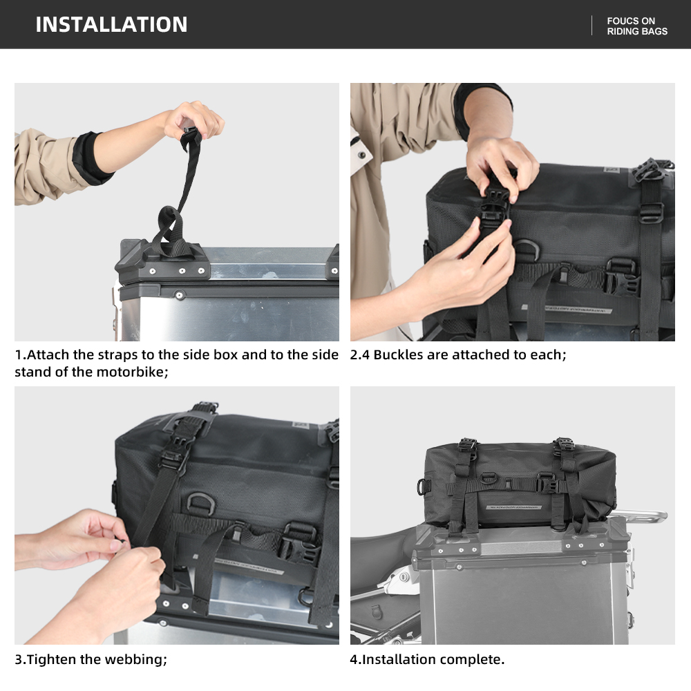 Rhinowalk Motorcycle Box Top P - Panniers Waterproof Rear incelemesi ve fiyatı
