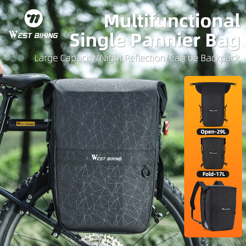 WEST BIKING 17-29L Bicycle Pan - Panniers Waterproof Rear incelemesi ve fiyatı