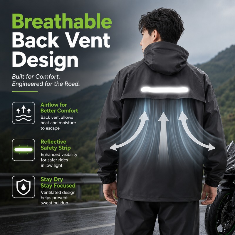 Unisex 2-Piece Waterproof Cycl - Cycling Commute In Rain incelemesi ve fiyatı