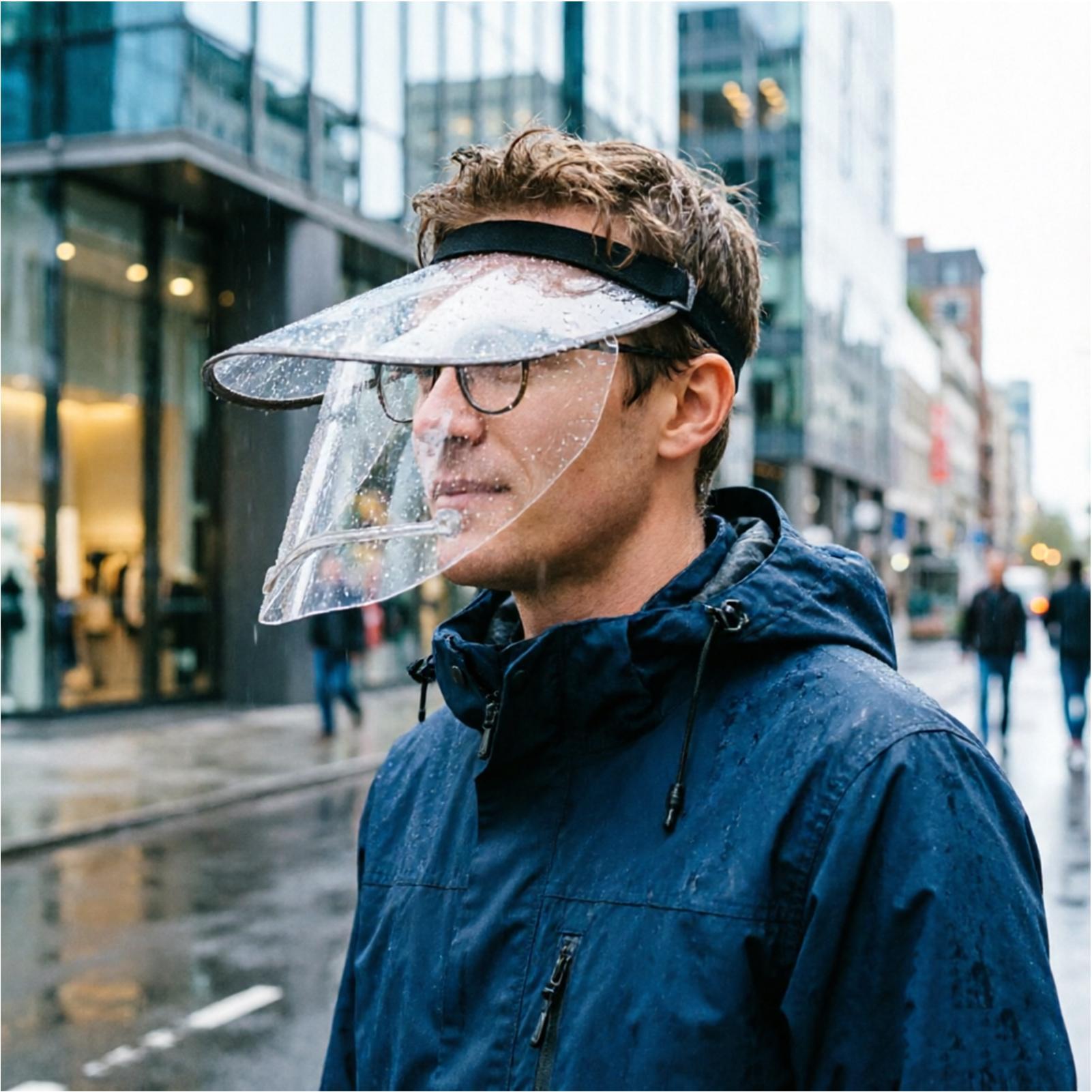 Rain Face Cover With Elastic H - Cycling Commute In Rain incelemesi ve fiyatı