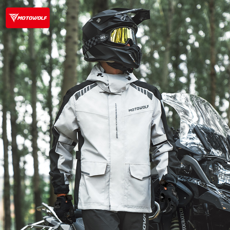 Motowolf Reflective Motorcycle - Cycling Commute In Rain incelemesi ve fiyatı