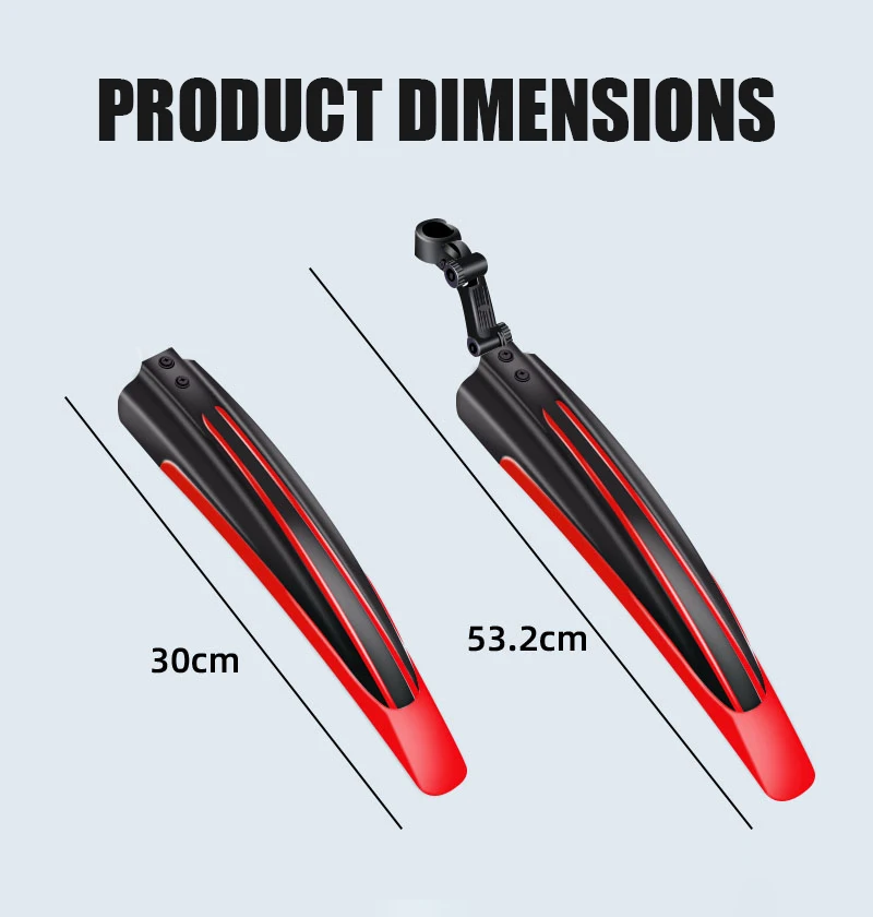 2pcs Bicycle Fenders Splash Fe - Fender Mudguard Set incelemesi ve fiyatı